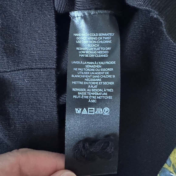 Anthropologie Maeve Silk Puff-Sleeve Sweater Top, M - Picture 14 of 16